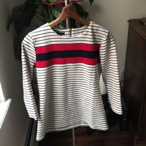 TALBOTS Color Block Striped Sweater